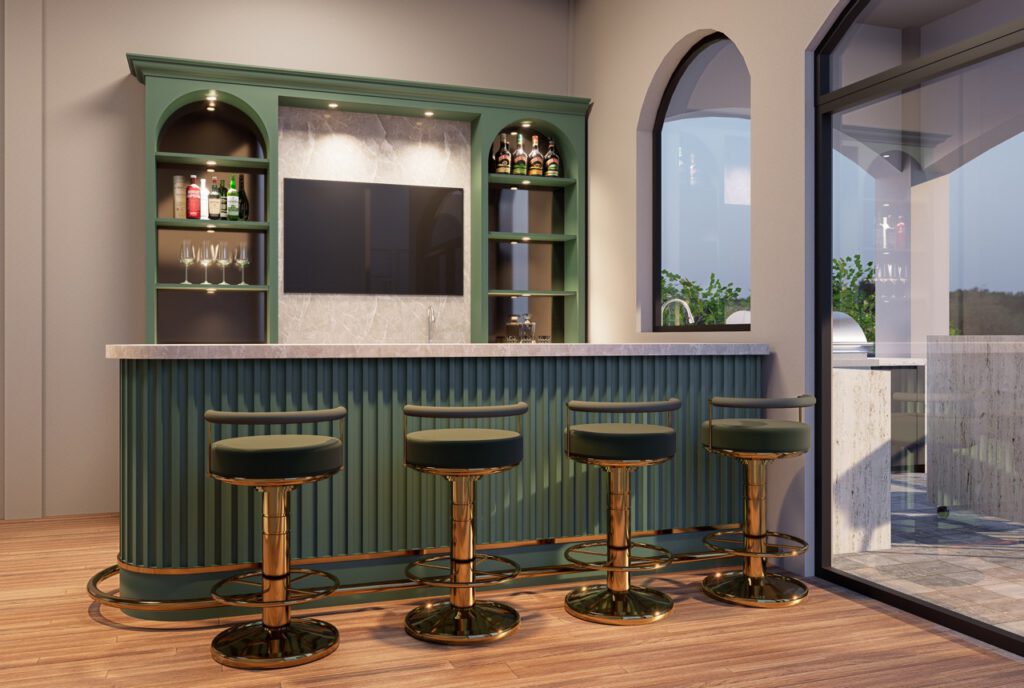 Bar de tamaño grande